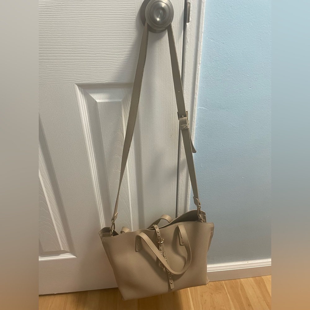 Beige handbag from Macy’s